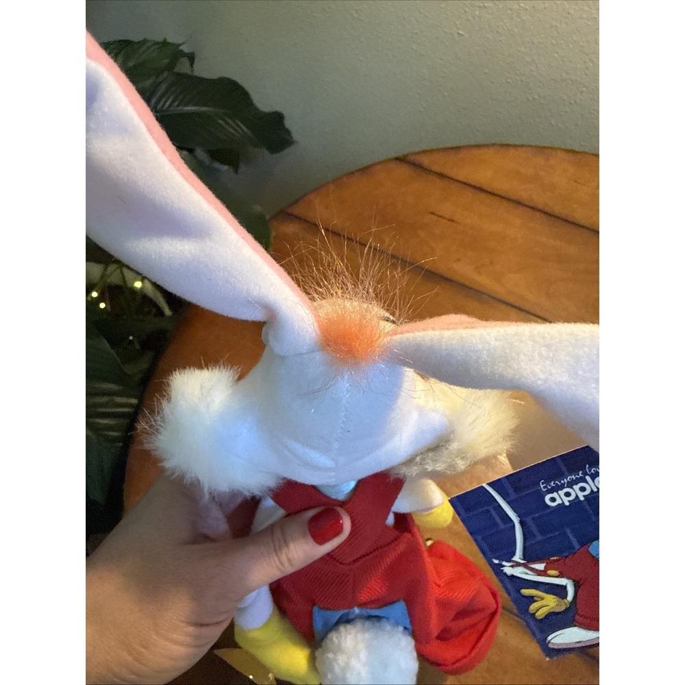 Vintage Who Framed Roger Rabbit 1987 NWT Applause Plush Suction Bendable Ears - Picture 11 of 12